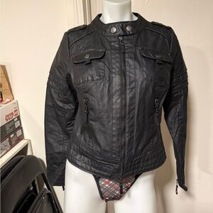 NWOT Blanc Noir Premium Bomber Jacket